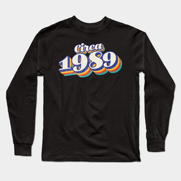 1989 Birthday Long Sleeve T-Shirt by Vin Zzep